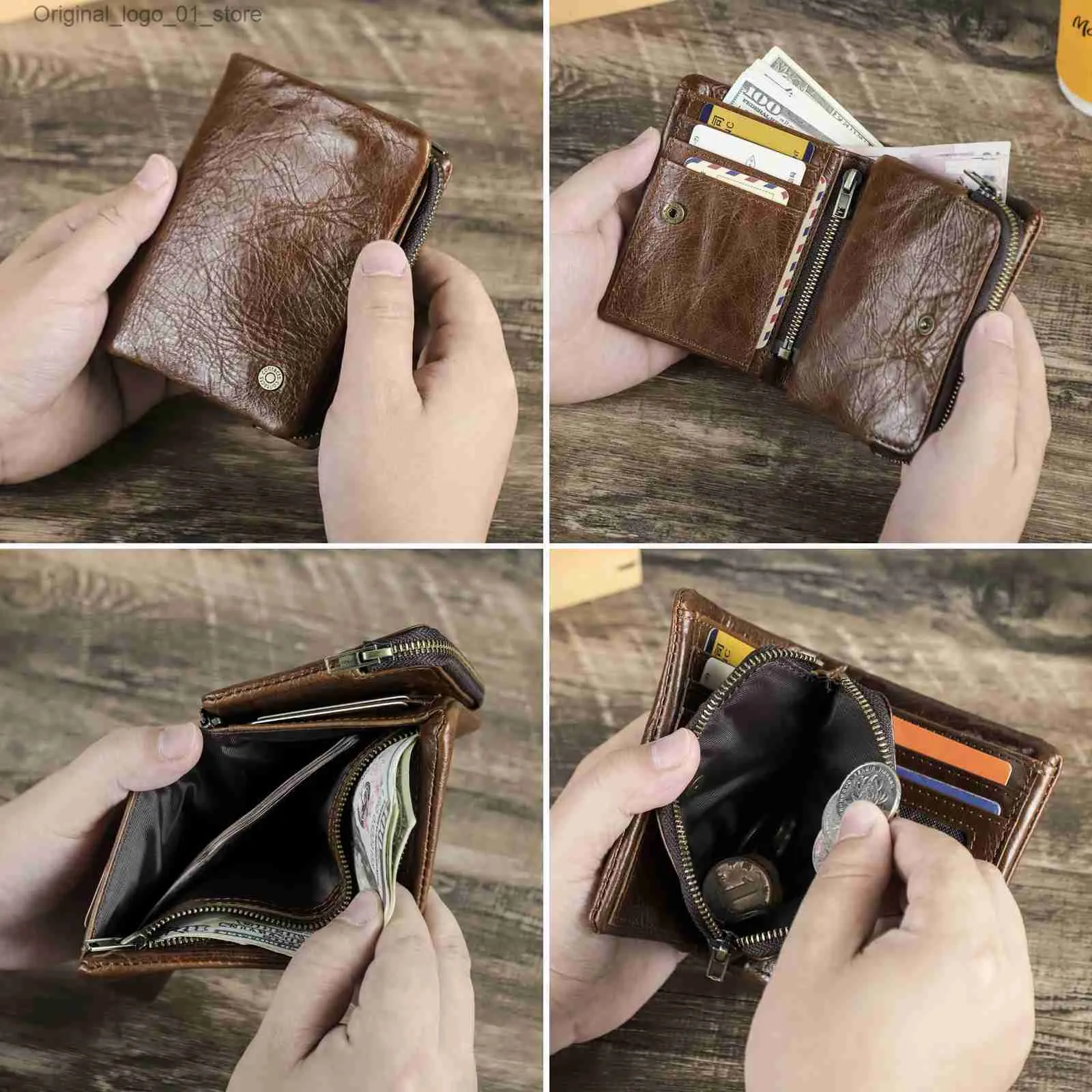 Leather Money Clip Wallet - Etsy