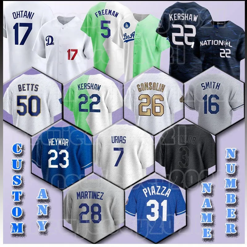 22 Clayton Kershaw 50 Mookie Betts Baseball 17 Shohei Ohtani Jersey Freddie Freeman Martinez Will Smith Noah Syndergaard Miguel Vargas Jackie Robinson James Outman