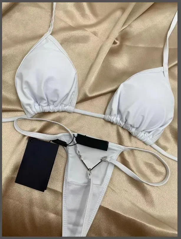 2023 Kvinnors underkläder baddräktdesigner Sexig bikini damer baddräkter badkläder baddräkter sommar bikinis kvinnor märke bh set 2 stycken