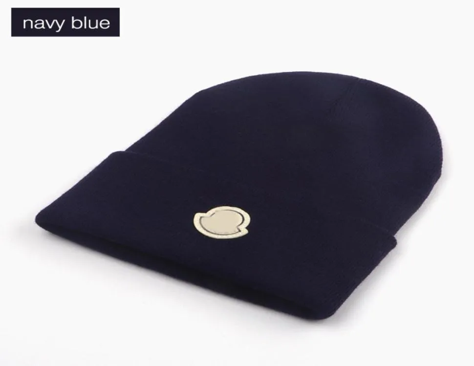 Męskie designerskie czapki Nowy dzianinowy czapkę czapka drukowana popularna ciepła wiatroodporna rozciągnięcie wielorakim czapki czapki osobowość Stre9614251