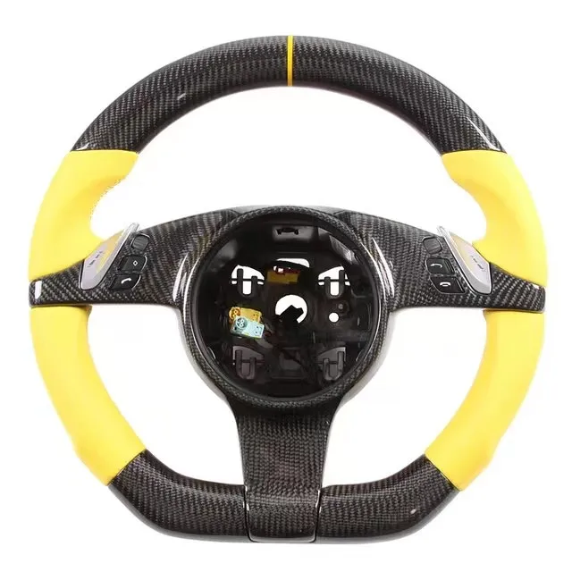 Рулевое колесо из настоящего углеродного волокна для стайлинга автомобилей Porsche Cayenne