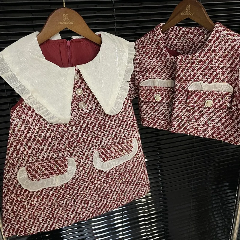 Girls Christmas Dress Suit Winter Baby Dress Outfit For 1 Year Old Toddler  Holiday Party Dress Set From Cr777, $38.52 | DHgate.Com