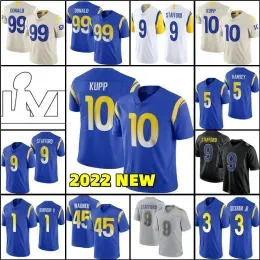 10 Cooper Kupp Jersey 9 Matthew Stafford 99 Aaron Donald Football Allen Robinson II Mens youth Women kids Cam Akers