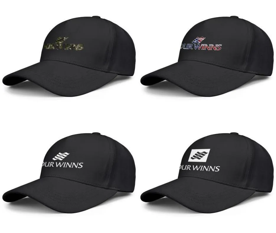 Quatre Winns LOGO hommes et femmes casquette de camionneur réglable équipe de sport de golf chapeaux de baseball originaux drapeau américain vert camouflage or5697434