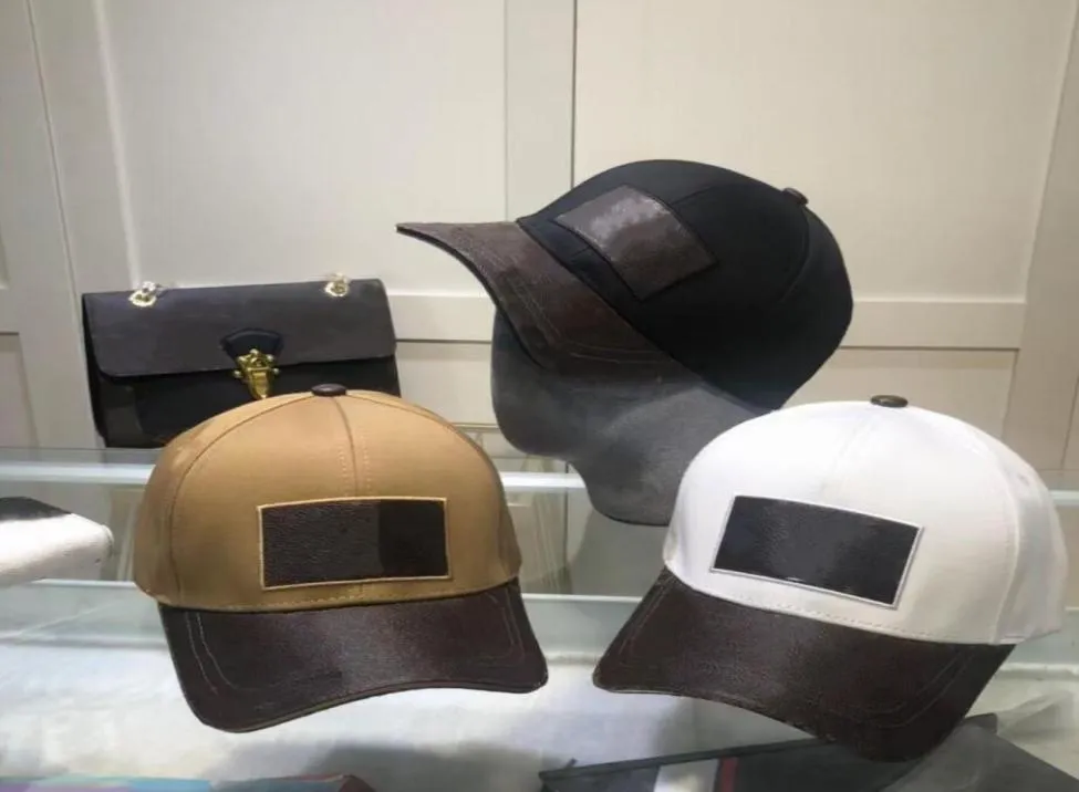 Classic Baseball Cap Men and Women Fashion Design genuine leather Adjustable Sports Caual Hat Nice Quality Head Brown old flower W7585673