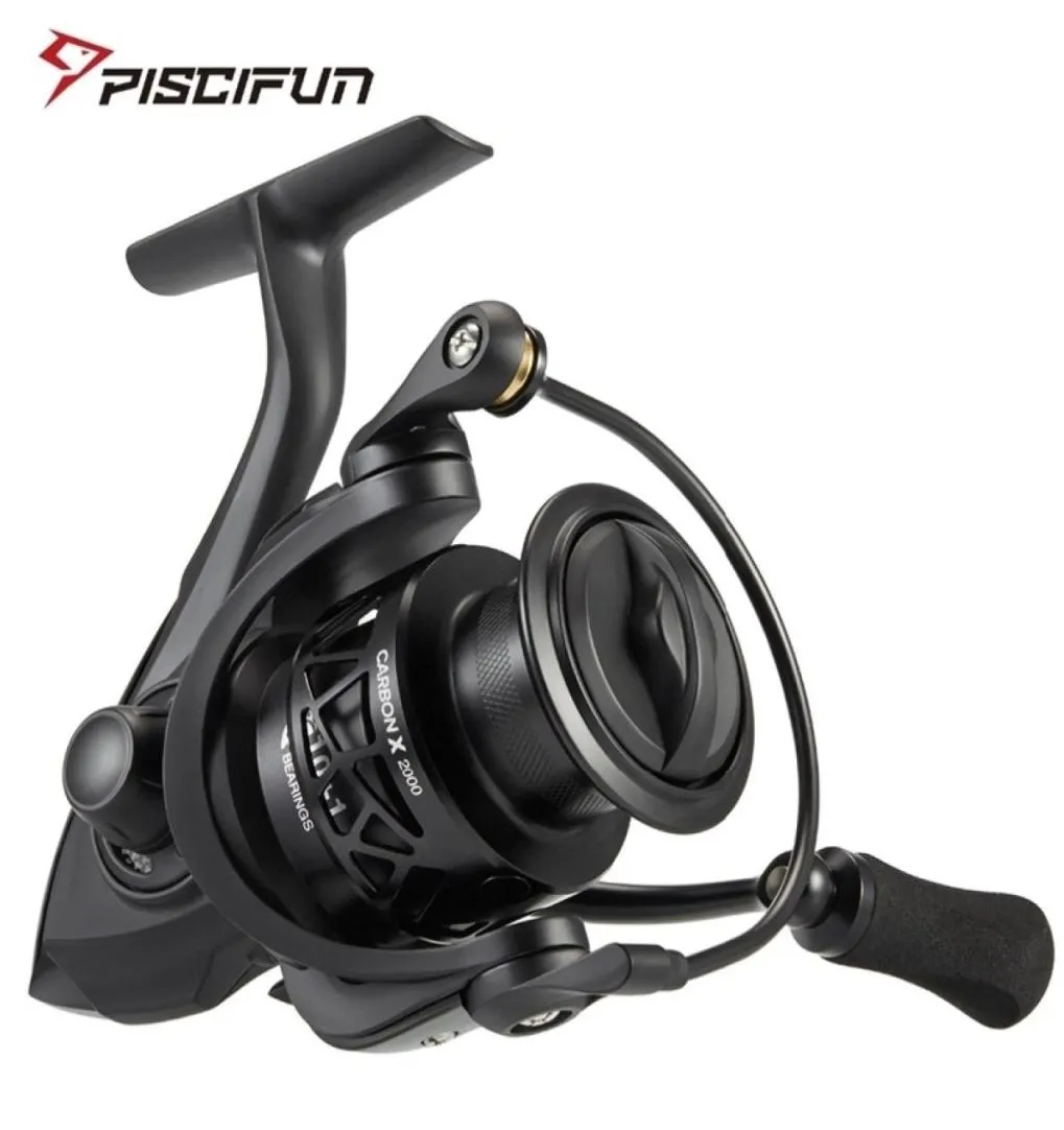 Piscifun Carbon X Spinning Reel Light to 162g 521 621 Gear Ratio 11 BB 1000 2000 3000 4000 Saltwater Fishing 2112279106805