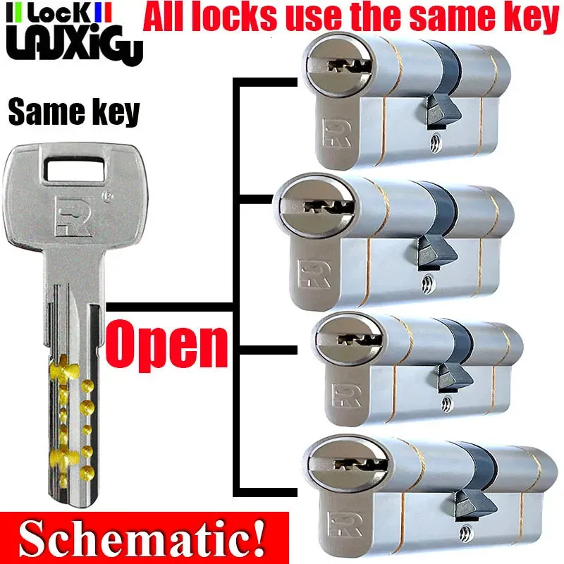 Door Locks Cylinders 11-Pin Brass Knob Lock for Entrance Doors with 6  Reversible Keys, European Standard, Chrome Plated from Dhgate Door Locks -  price 38.05