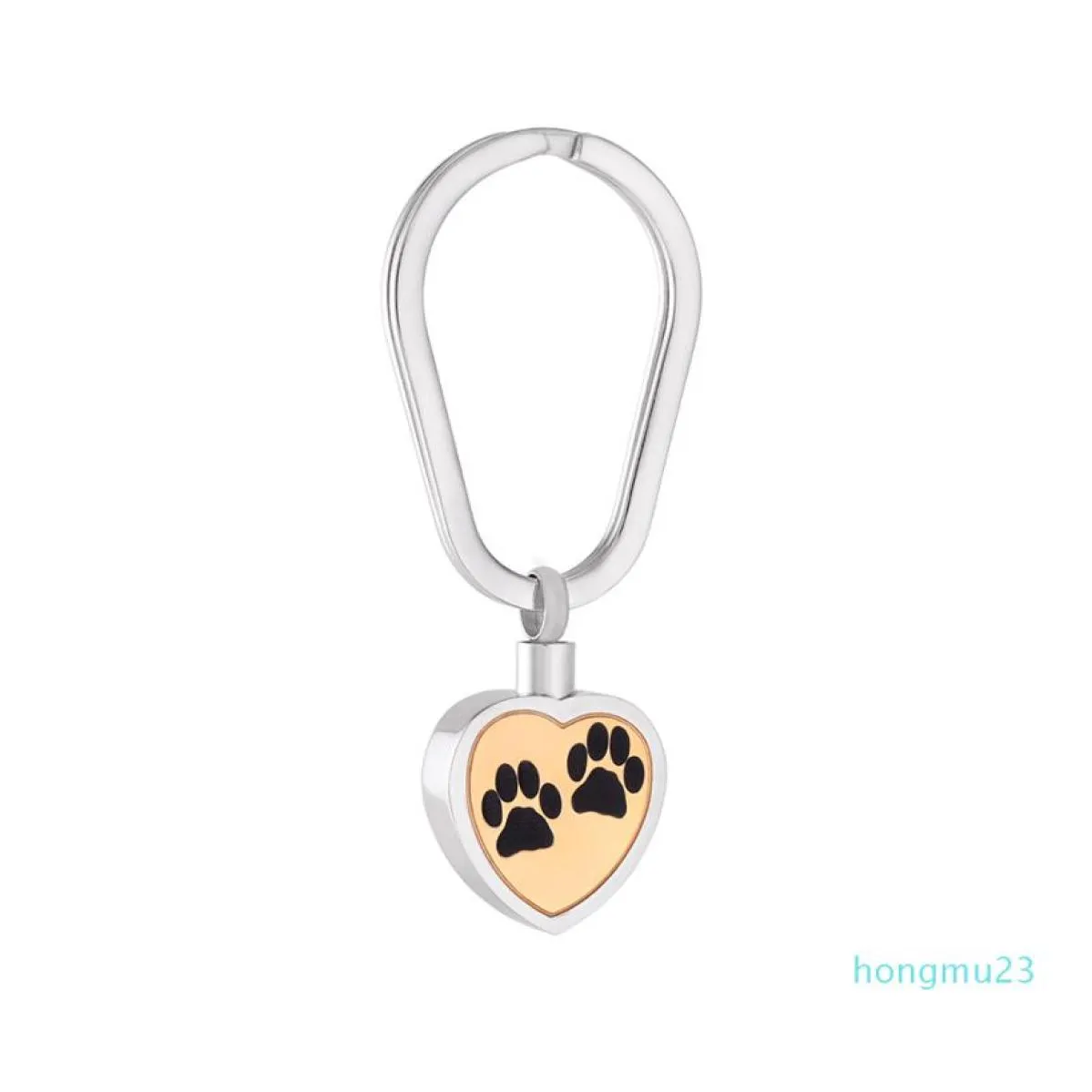 IJK2058 deft design Paw Print Engravable Memorial Jewelry Pendant Velvet bag Cremation Urn Necklace Fashion Jewelry8861198