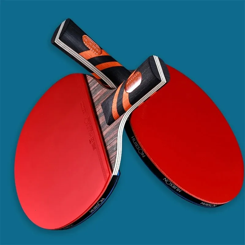 thumbnail image 2 of Huieson 5-Star Carbon Fiber Table Tennis Racket – Double Pimple Ping Pong Paddle 2 of 6
