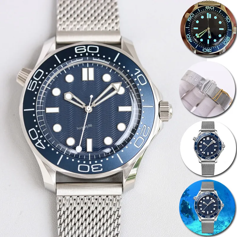 Luxury mens watch 42mm high-quality watch Sea watch designer mens watch stainless steel strap sapphire glass waterproof king watch Montre De Luxe watches lb