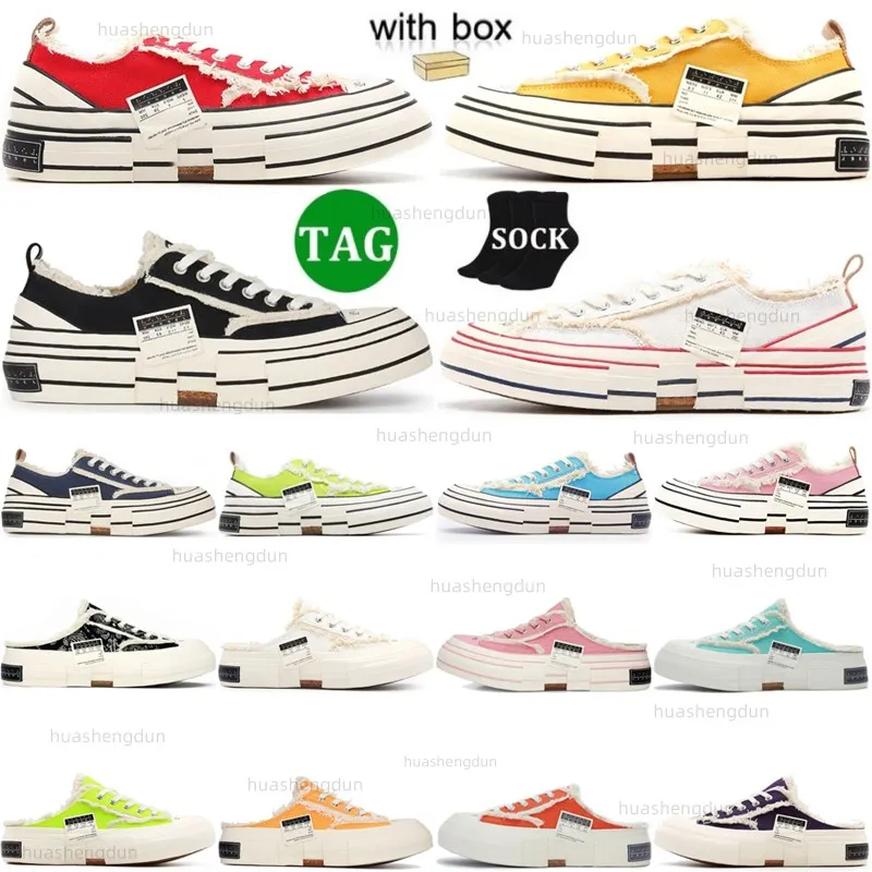 XVESSEL G.O.P Lows orange yellow pink Ocean Blue white Navy Blue wine red Mens Women Casual Shoes