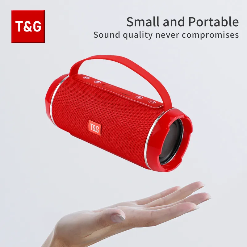 TG116C Kraftfull Bluetooth -högtalare Portabel högtalare utomhusljudlåda TWS Bluetooth -högtalare Handsfree Call Support Radio