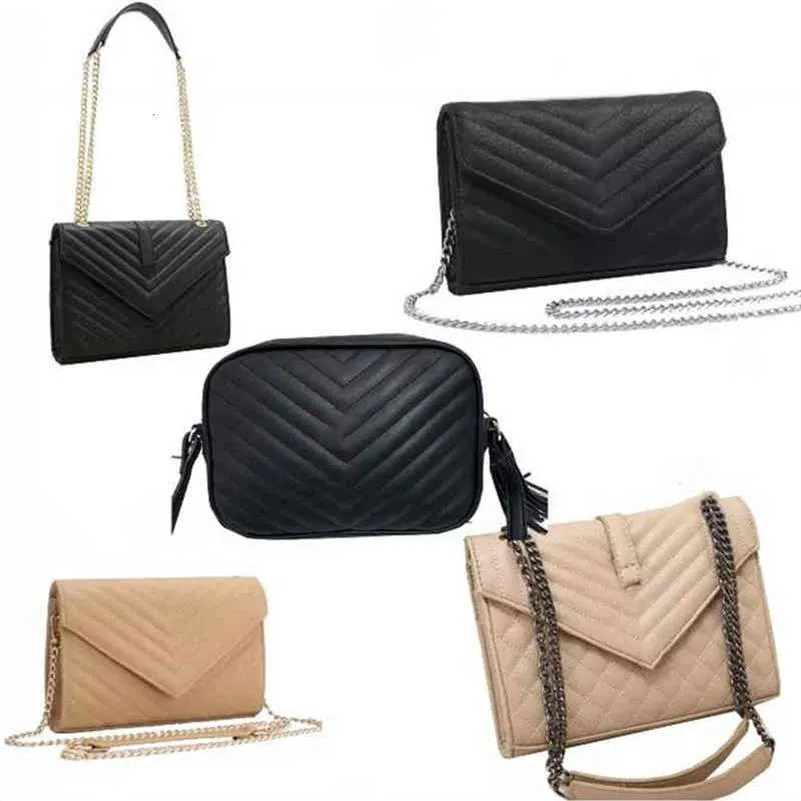 7A Kobiety kształtowe klapy łańcuchowe torby na ramię Messenger Luxurys Cross Body Designer torebka klasyczna torba torowa