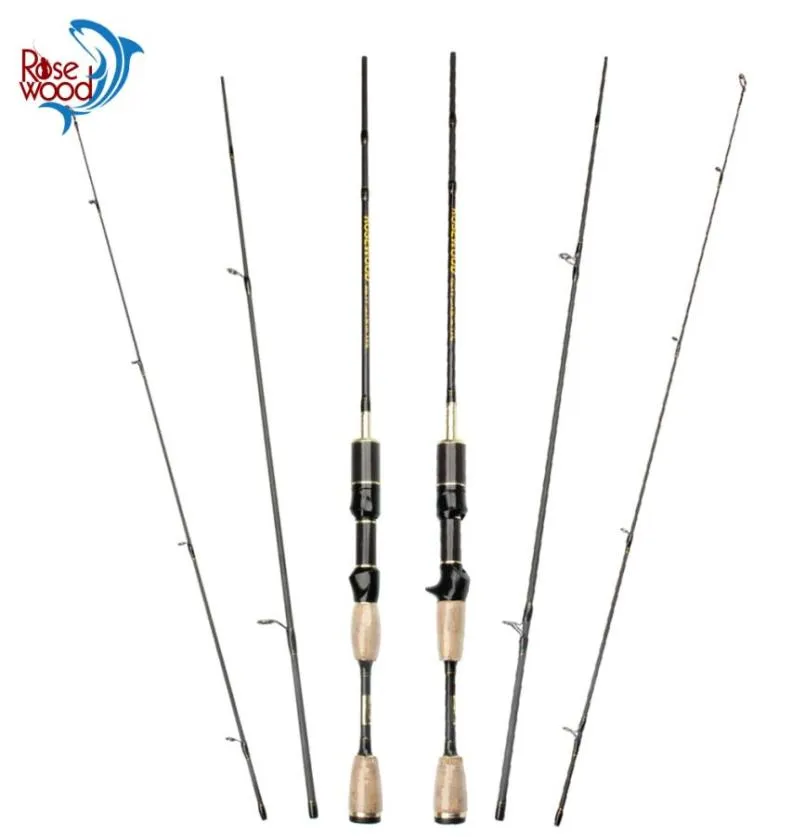 ROSEWOOD Super léger leurre poids 085g fibre de carbone Baitcasting canne à pêche 18 m filature canne à pêche Ultra Light2883806