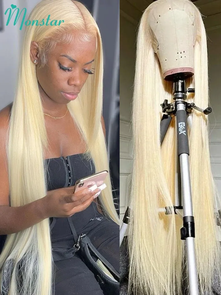 Synthetic Wigs 13x4 13x6 360 613 Honey Blonde Color Lace Front Human Hair Wigs For Women Transparent Brazilian Straight Frontal Wigs Human Hair 231211 From Mang07 97.41 DHgate.Com