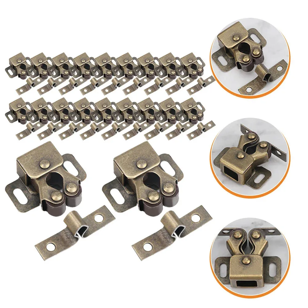 Secure Closures 20-Piece Door & Cabinet Catch Set - Secure Closures for RV, Shower ...
