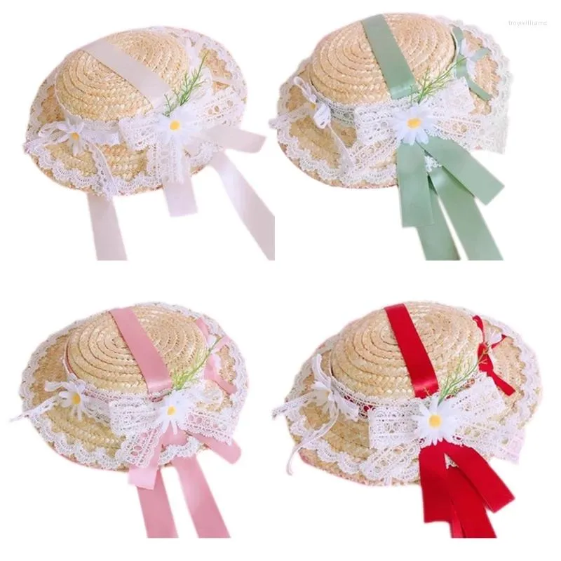 Berets Women Tea Party Sun Hat Lotila Cosplays Cosume Victorian Access