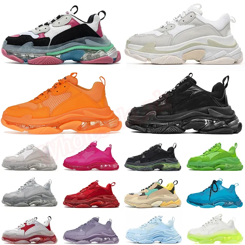 Balenciaga Triple S Shoes Men Women Plate-forme Oversized Balencigas Athletic Balencaiga Shoe Luxury Balanciaga Trainers Sneakers