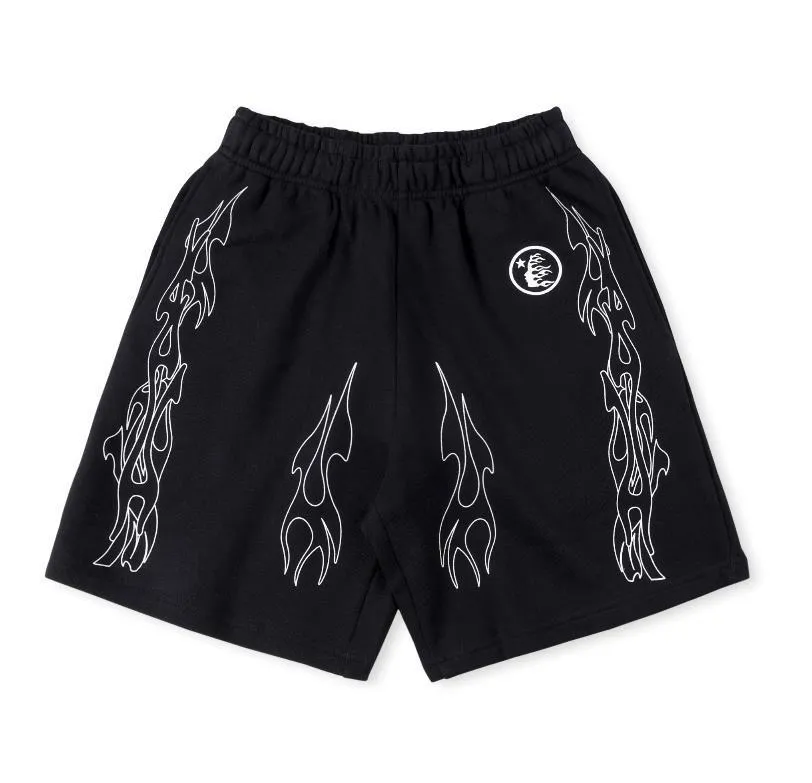 hell start Shorts Mens Shorts Summer hell start Classic Flame