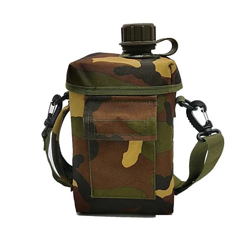 Water Bottles & Cages 2L Wear Resistant Pvc Water Bottle Military T Hermal Sport Canteen Portable Outdoor Travel Kettle Large Capacity Dhyhw