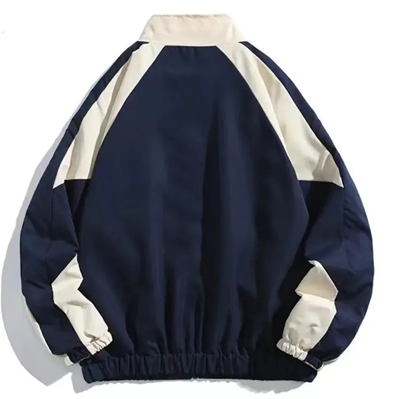 DHgate.com:Varsity Hip Hop Windbreaker Jacket | Color Block