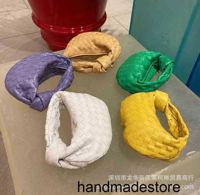 Handbags Venetaabottegaa Tote Jodie Bag Designer 2023 Color Women's Knitting Handbag Underarm Party Knot Cloud Bags