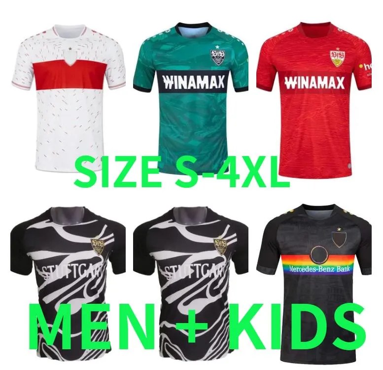 Stuttgart 23 24 VOETBRUIEN MAVROPANOS GUIRASSY SOSA LTO VAGNOMAN SILAS MILTOT TOMAS ANTON 2023 jersey voetbalshirts thuis top