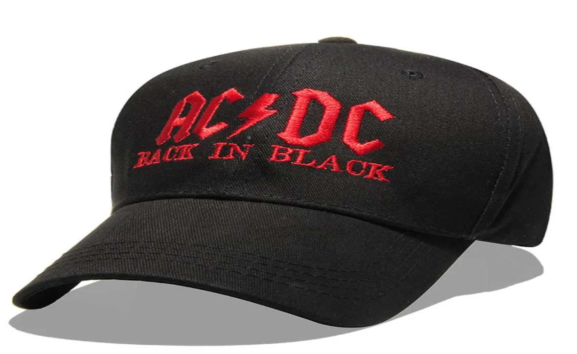 ACDC Ricamo Berretto da baseball Rock Fashion Hip Hop Cap Uomo Snapback Cappello Ricamo Lettera Casual DJ ROCK Papà Hat8166895