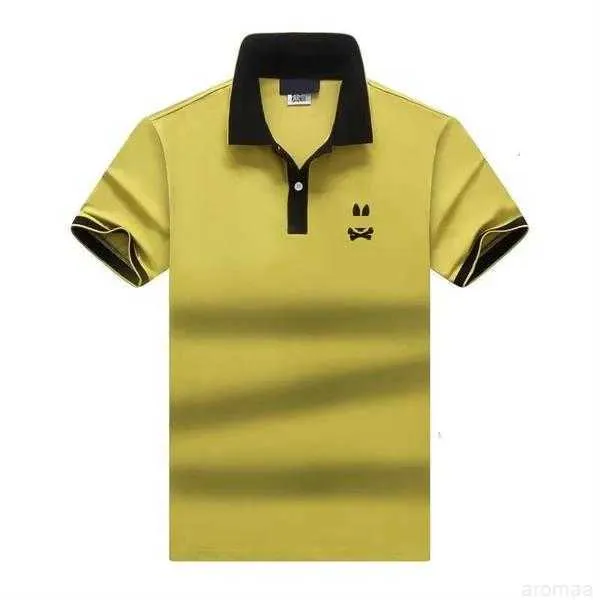 メンズTシャツサイコラビットシャツアメリカンデザイナーサイコスポロTシャツメンズトレンディコットンティーUSAストリートウェア半袖スカルバニー衣類S-3XL 3WTP K016