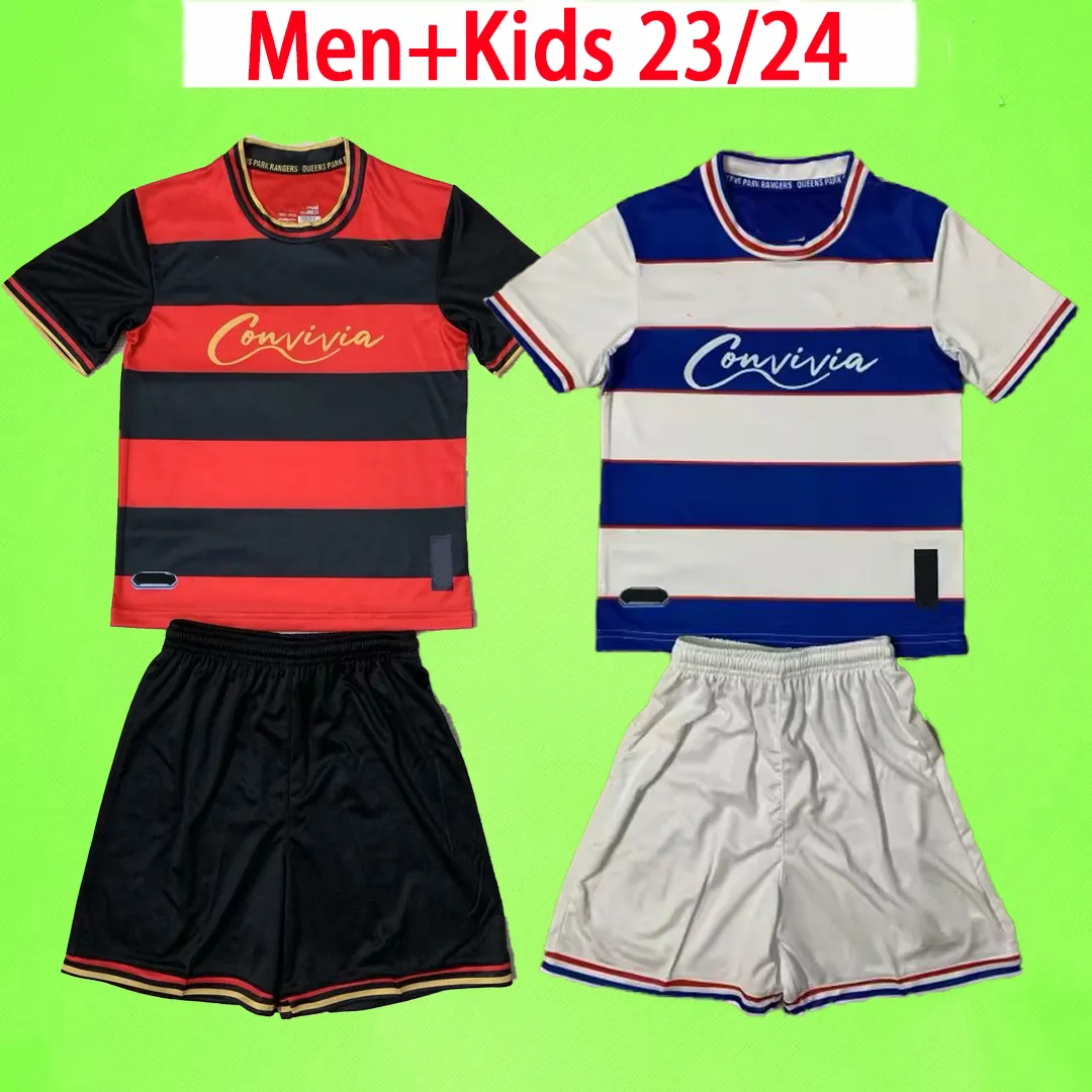 23 24 Queens Park 2023 Rangers 2024 Soccer Jerseys Men Sets Kids Kit QPR Bobby Zamora QPR Football Dorts L.Dykes T.Roberts