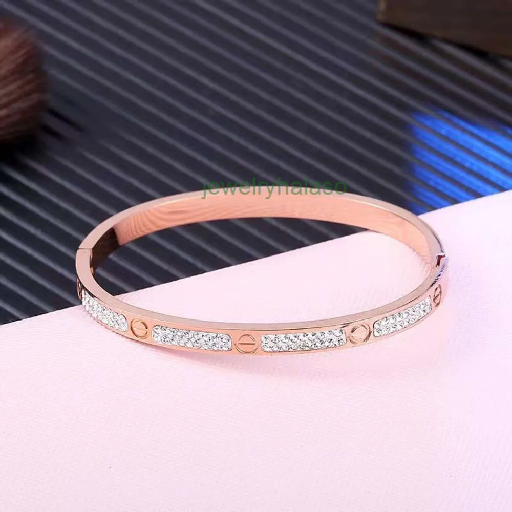 pulseiras de designer de luxo malha de aço de titânio rosa ouro não desbotado pulseira não alérgica um céu cheio de estrelas presente de pulseira de alto valor