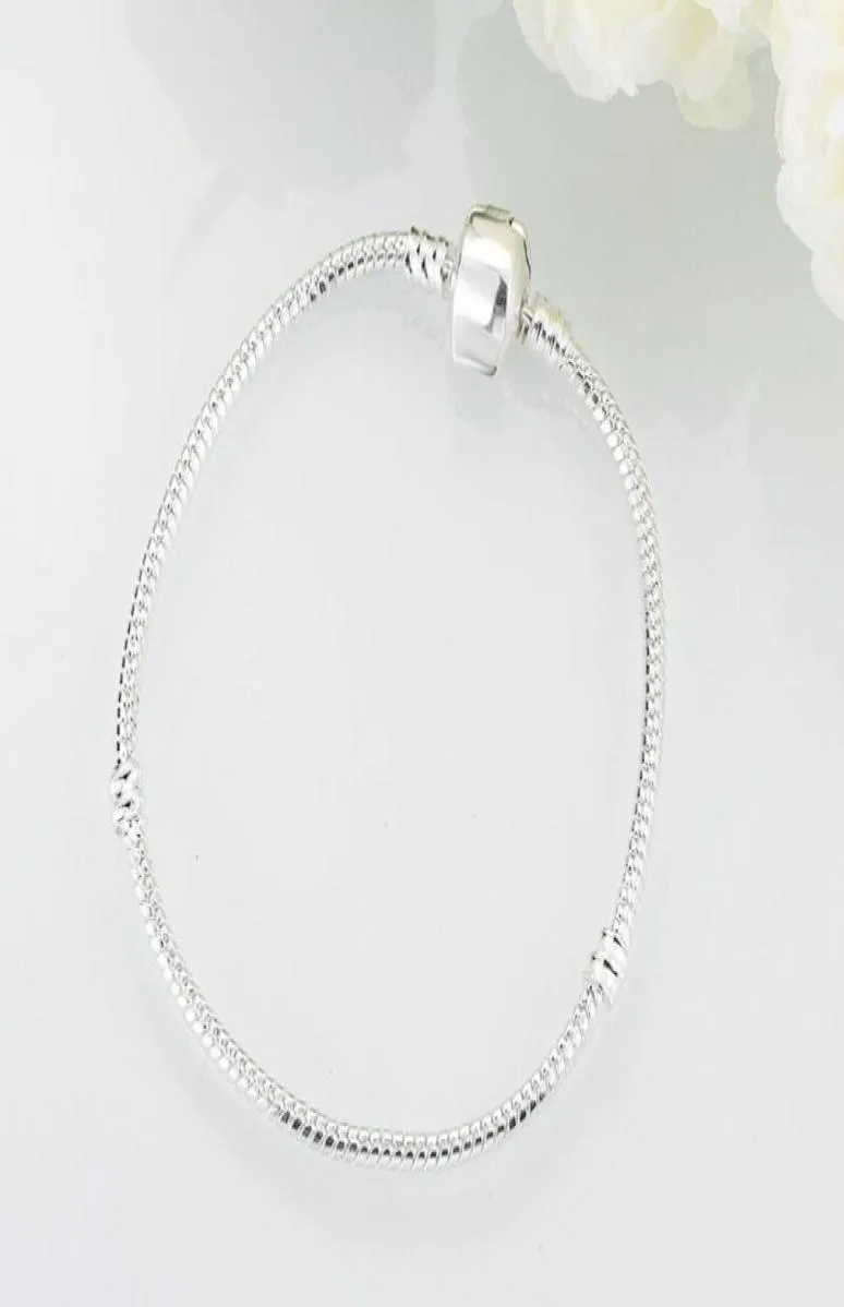 Hurtowa jakości 20pc/partia srebrna plastowana bransoletka łańcuch bransoletki z beczkową zapięciem fit p kobiety bransoletki pulseras1132081