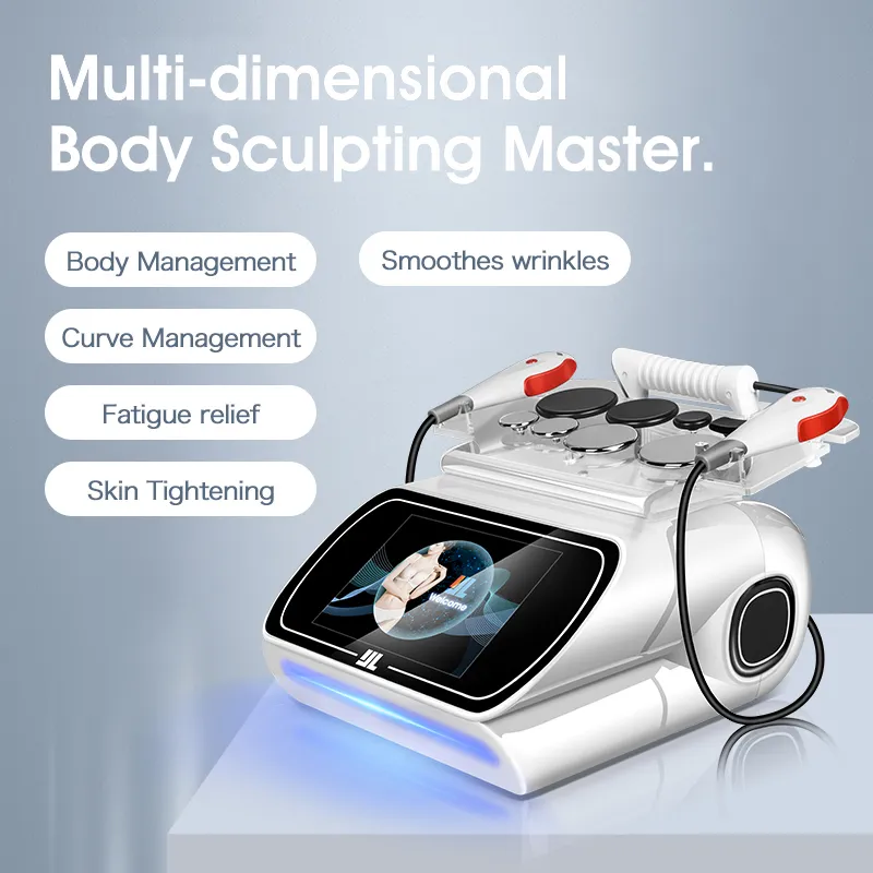 2024 Multidimensionell 448K RF Cap Res 3 handtag för kroppskonturering av celluliter sprängande kollagenregenerering ansiktsutjämning massagesalong