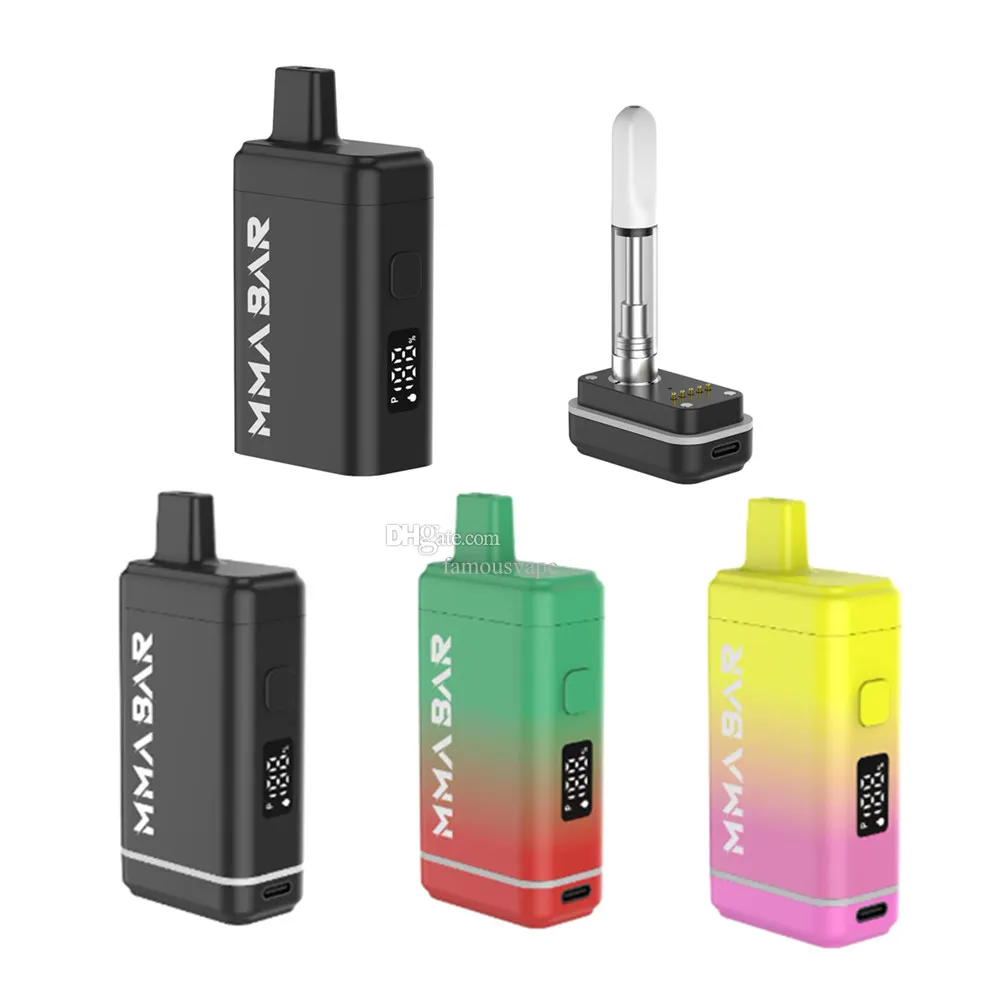 510 Thread Vape Battery Box Mod Hidden Cartridges Vaporizer 650 MAh Adjustable Voltage Batteries