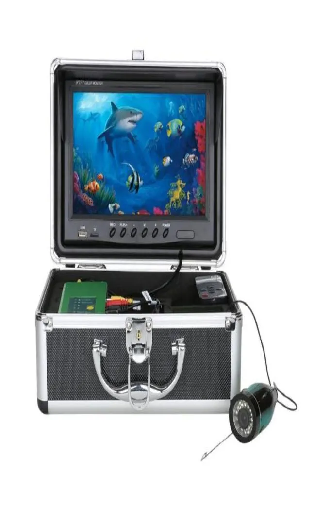 Caméra de pêche sous-marine avec enregistrement de détecteur de poisson, pour glace HD 1280x720 Sn avec carte 16G, détecteur de poisson 9 ''DVR Color5386427