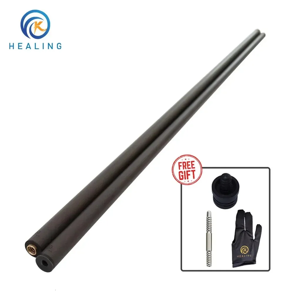 Billiard Cues OEM Shaft 100 Full Carbon Fiber Black Technology Cue for Snooker Customized Tip Joint Conical 231213