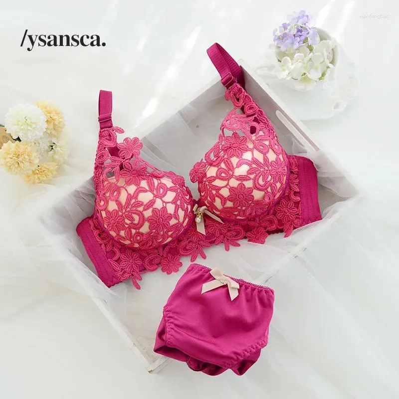 Bras Sets Big Sale Lingerie Pink Sujetador Transparente Panties And Bra Set  Underwear Women Japanese Fashion Conjunto From 16,87 €