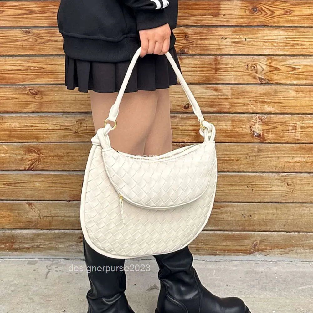 Bolsa feminina designer bolsa feminina vbottega nova moda na moda gemelli bolsas de ombro tecido à mão couro axilas pulso reto akdb