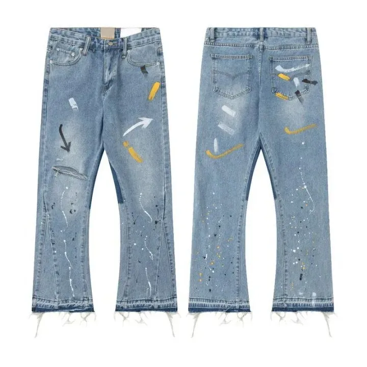 Designer Jeans Mens Ripped Pantal