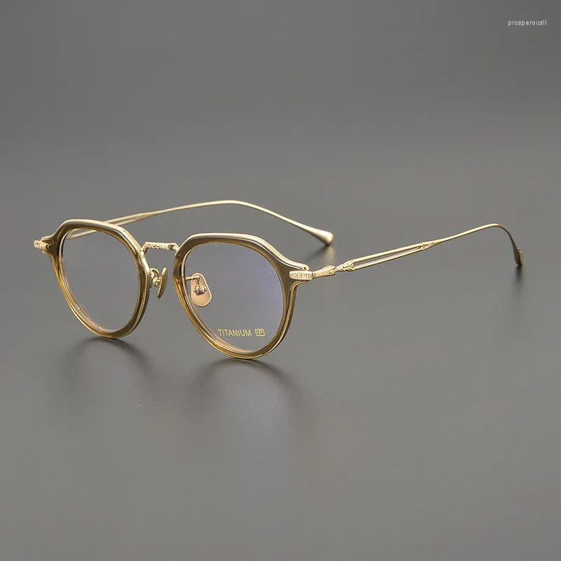 Солнцезащитные очки в оправе «Маленькая красная книга» с Ptolemy48, японский дизайнер E-043, овальные полнокадровые очки для близорукости в стиле ретро
