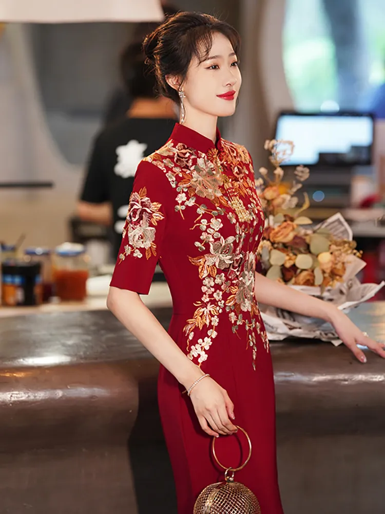 Wedding Decorations Chinese Tea Ceremony Wedding Dress Traditional