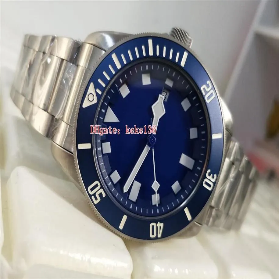 2 kleuren Hoogwaardige horloge 42 mm Pelagos 25600 25600TB 25600TN Keramisch roestvrij staal 2813 Beweging Mechanische automatische heren LUM302M