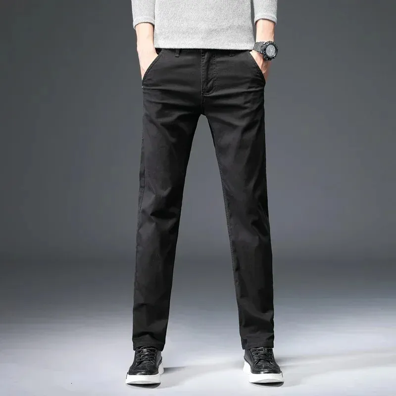 Cotton spandex trousers sale