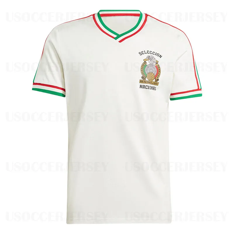 1985 1986 1998ヴィンテージメキシコレトロサッカージャージー