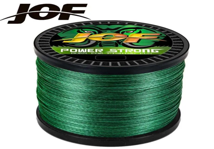 JOF 9 Strand Japan Super Strong 4 flätad fiskelinje PE Multifilament Karpfiske 500m 300m 1000m Multicolor Thread 10100LB H14924878