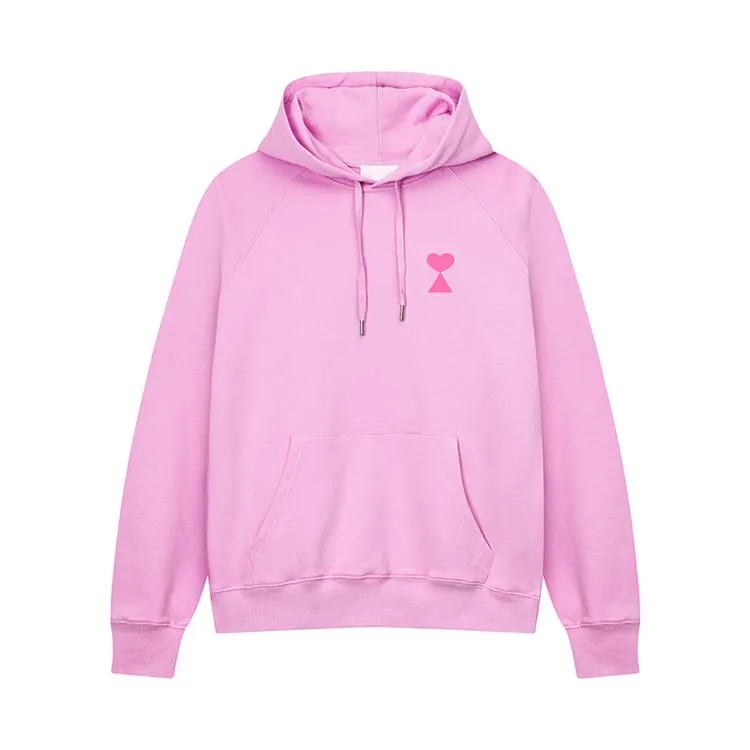 Designer mens moletom com capuz homem moletom com capuz manga longa moletom com capuz feminino moda marca de luxo linha pequeno coração vermelho pescoço meio zip hoodie