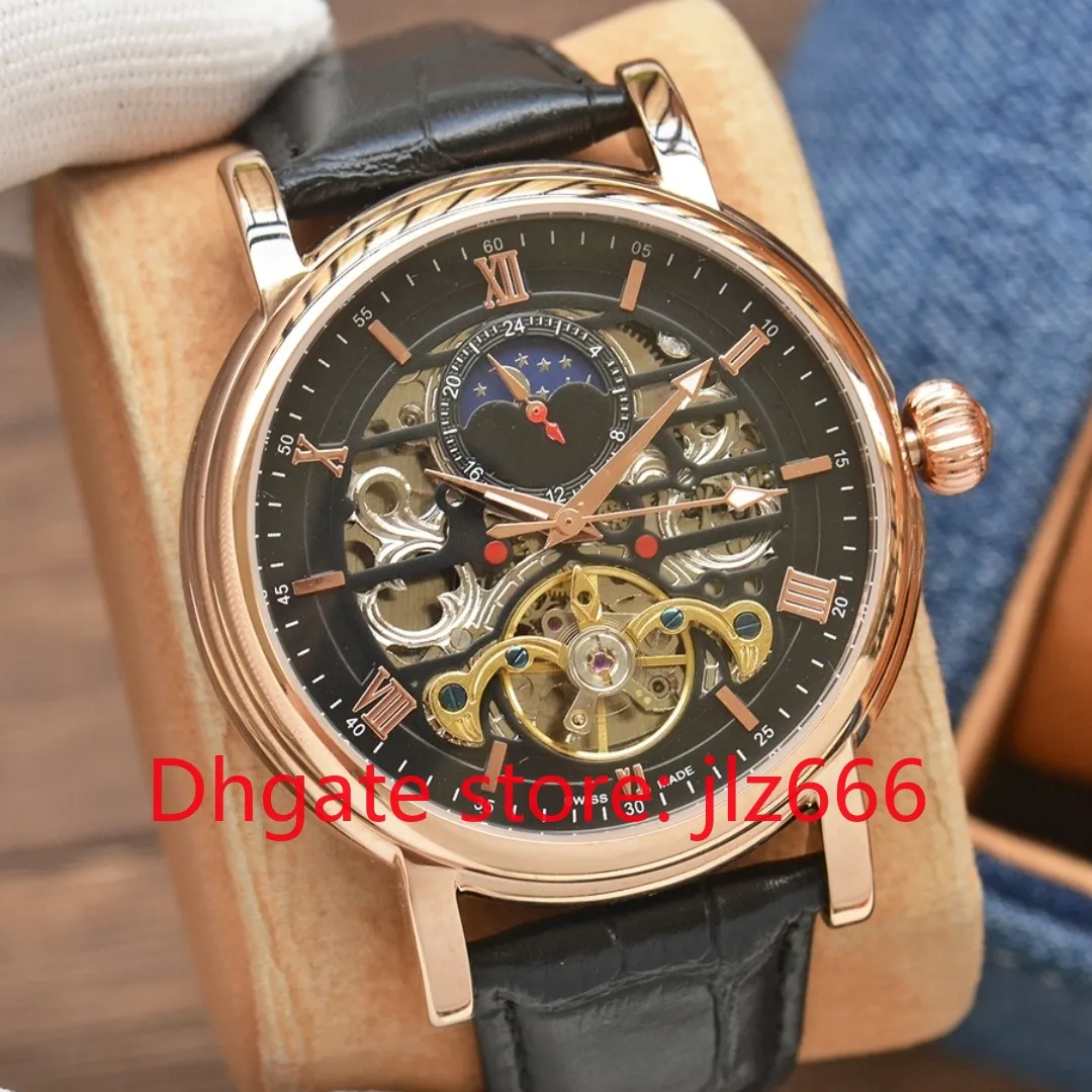 MenWatch – montre de styliste (PP), mouvement mécanique entièrement automatique, tourbillon, sport, loisirs, miroir saphir, étanche, ww