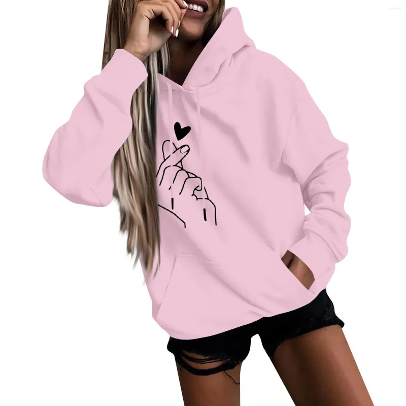 Bluzy damskie damskie damskie moda bluzy bluzy bluzy bluzy z kapturem z kapturem z kapturem pullover top wszechstronny 2024S jesień i zima prosta