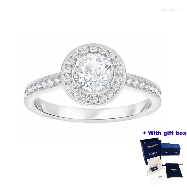 Cluster Rings Fashionable And Charming Silver Round Bag Ring Is Suitable For Beautiful Women To Wear Enhancing Elegance Nobility