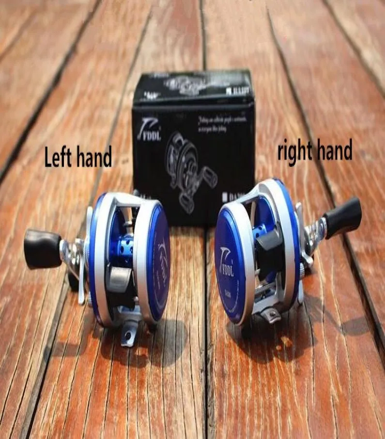 DA200 121 LEFTRIGHT HAND RUND BAITCAST REEL MINI BAITCASTING REELS Fiskrullar alla metall av hög kvalitet DDL7551514